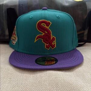 New Era Teal and Purple Cap